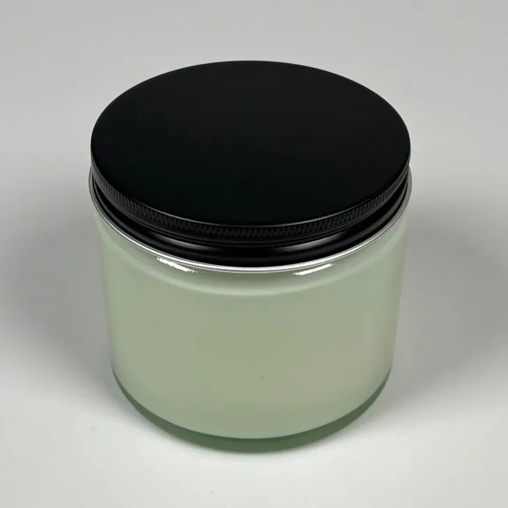 Świeca sojowa zapachowa w przezroczystym szkle - drewniany ażurowy knot 250 ml